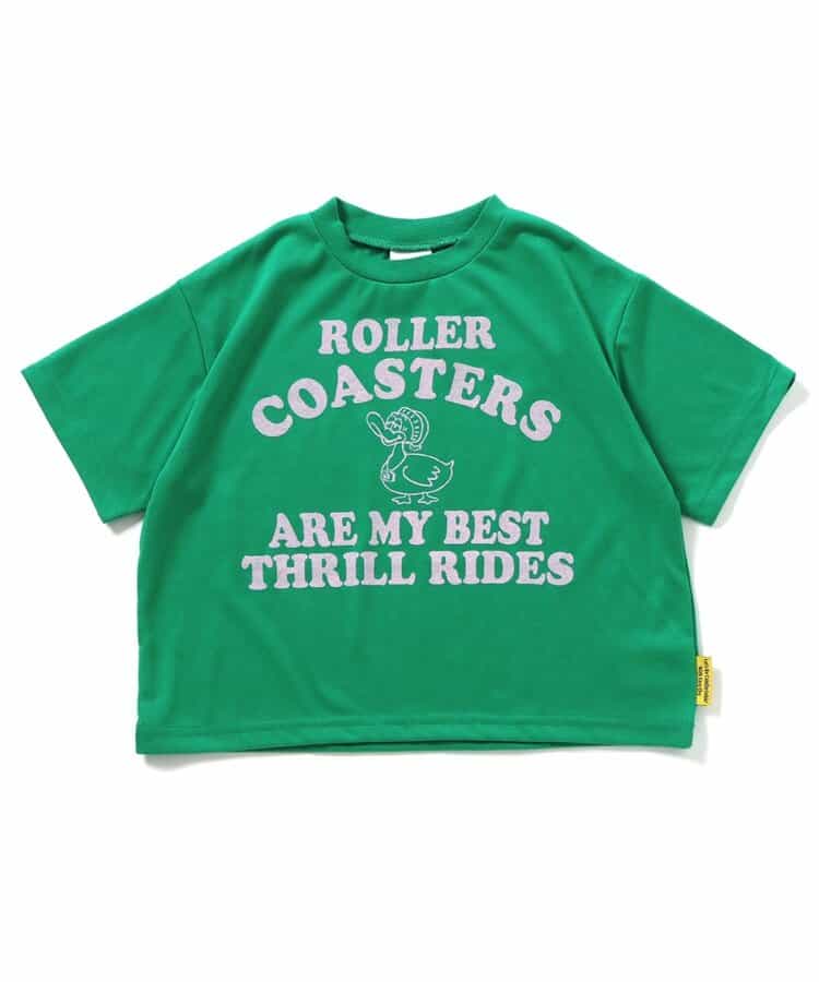 Japanese children's clothing BREEZE quick-drying water-absorbing printed tops 80-140cm boys'/girls' summer TOPS