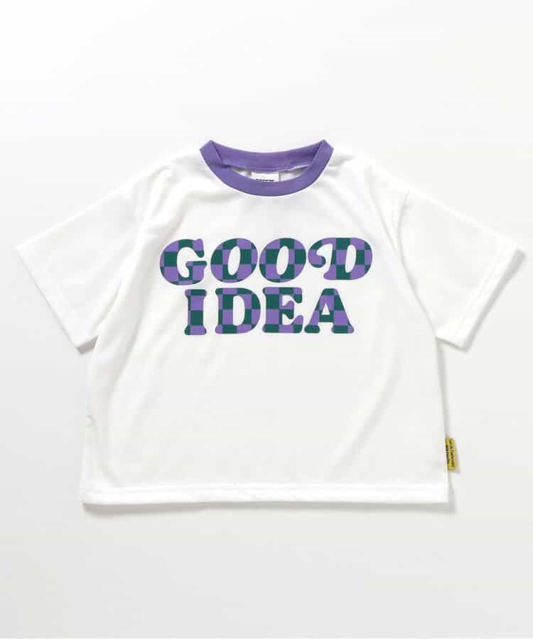 Japanese children's clothing BREEZE quick-drying water-absorbing printed tops 80-140cm boys'/girls' summer TOPS