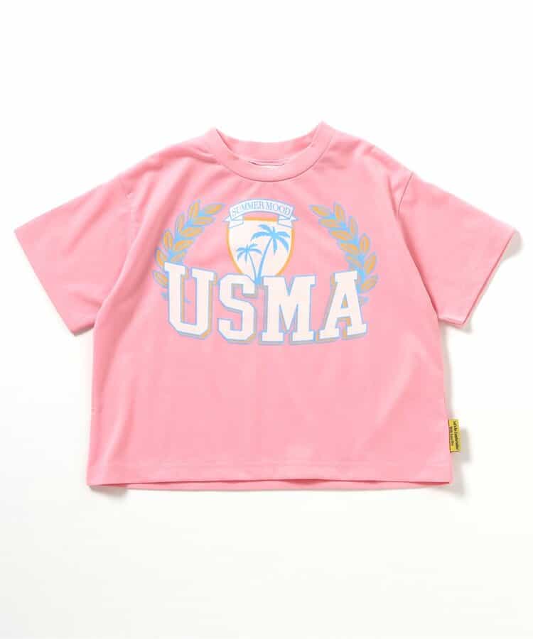 Japanese children's clothing BREEZE quick-drying water-absorbing printed tops 80-140cm boys'/girls' summer TOPS