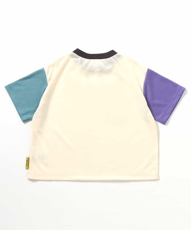 Japanese children's clothing BREEZE quick-drying water-absorbing printed tops 80-140cm boys'/girls' summer TOPS