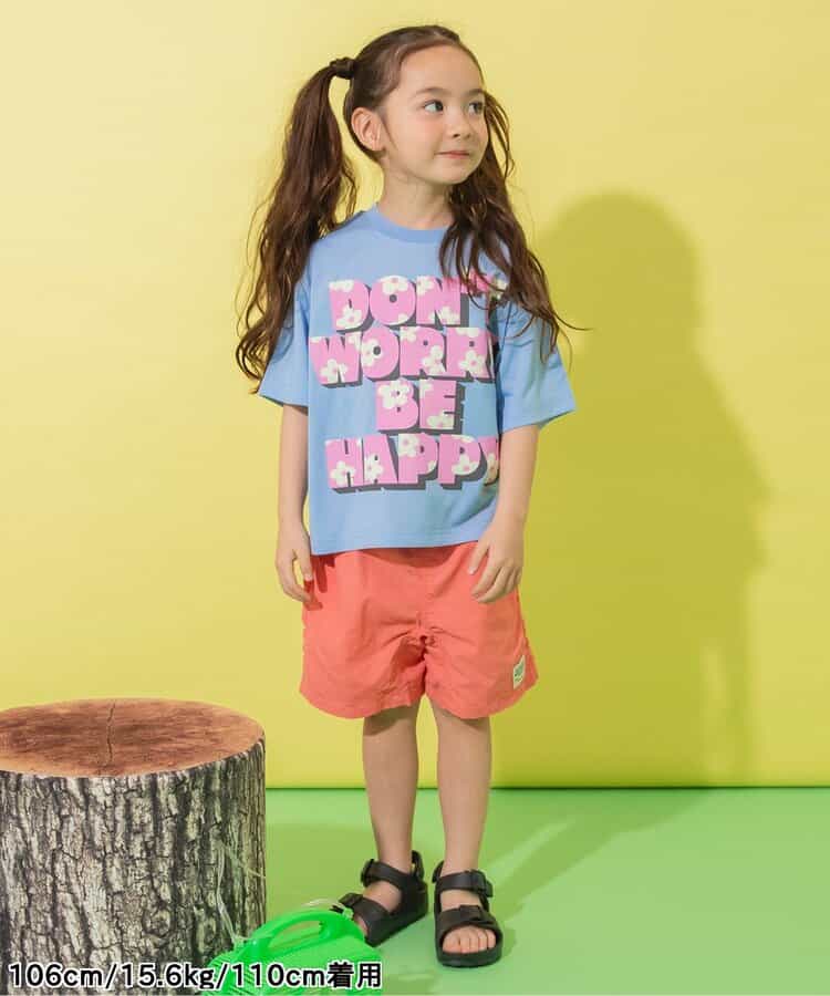 Japanese children's clothing BREEZE quick-drying water-absorbing printed tops 80-140cm boys'/girls' summer TOPS
