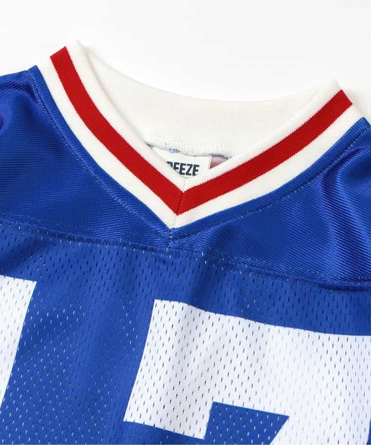 Japanese children's clothing BREEZE mesh numbered sports top 90-140cm boys/girls summer TOPS