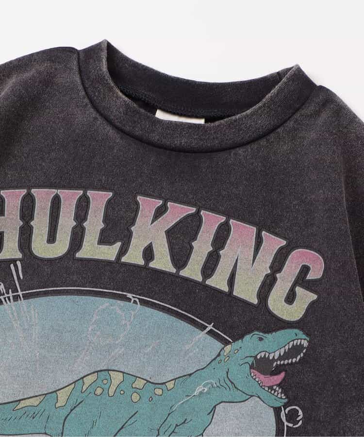 Japanese children's clothing BREEZE dinosaur print pattern top 80-140cm boys' summer TOPS