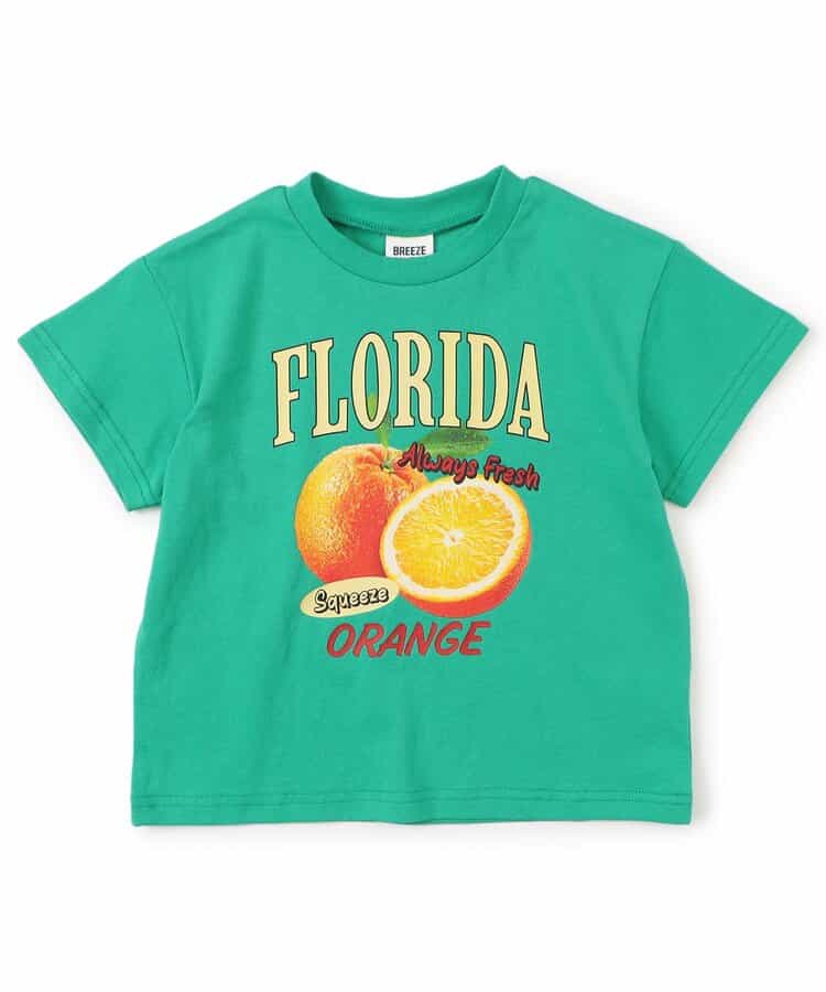 Japanese children's clothing BREEZE printed pattern tops 80-140cm boys/girls summer TOPS