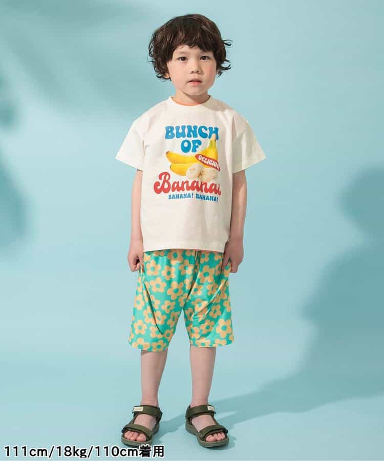 Japanese children's clothing BREEZE printed pattern tops 80-140cm boys/girls summer TOPS