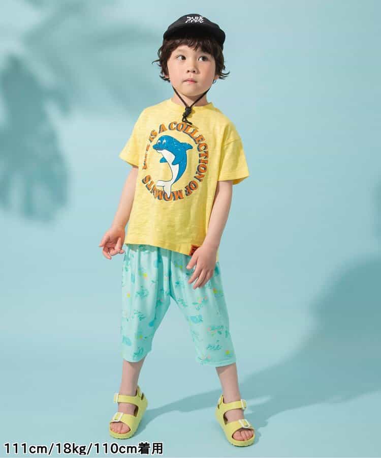 Japanese children's clothing BREEZE printed pattern top 80-140cm boys' summer TOPS