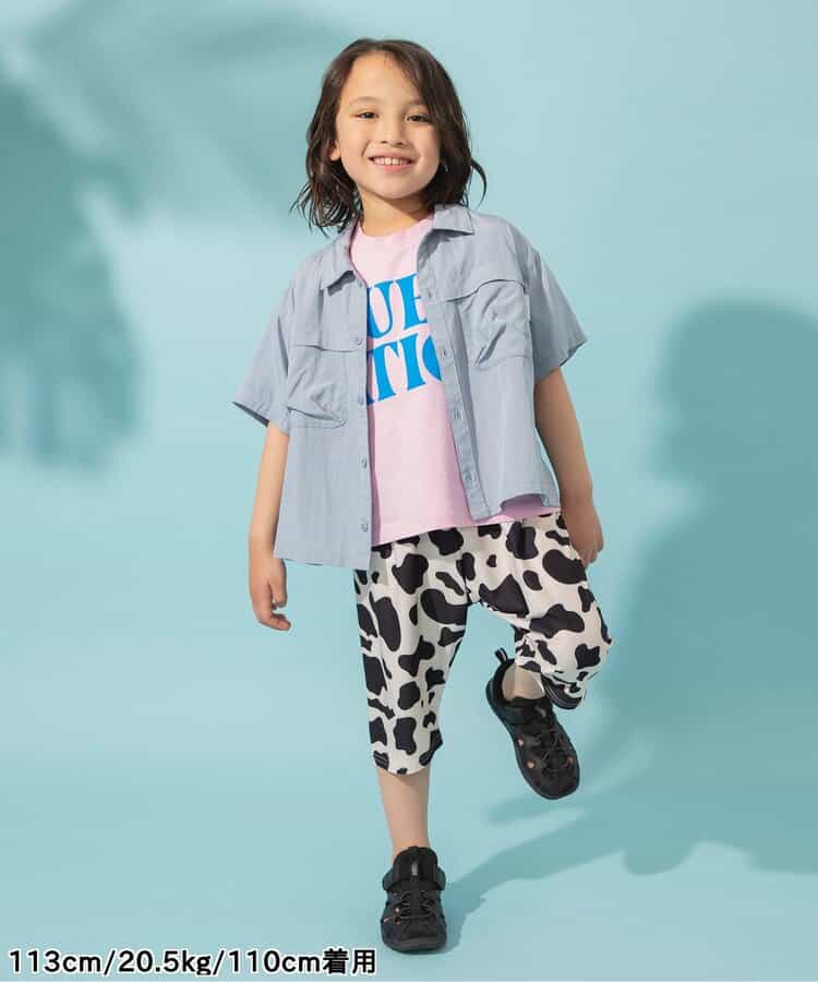 Japanese children's clothing BREEZE printed pattern top 80-140cm boys' summer TOPS