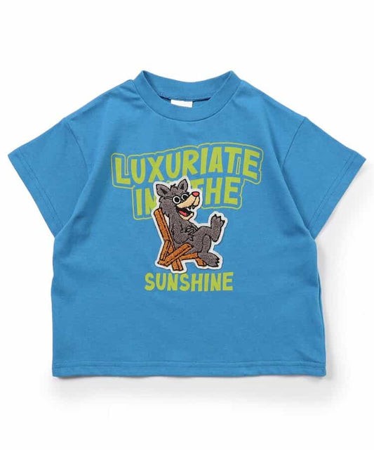 Japanese children's clothing BREEZE fur pattern top 80-140cm boys/girls summer TOPS