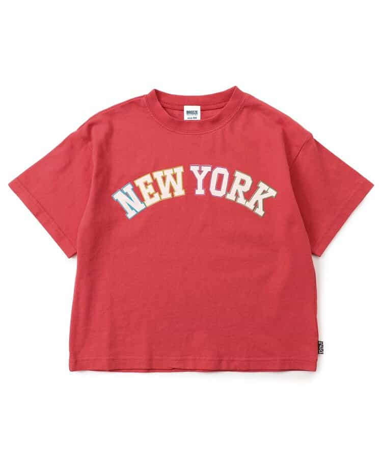Japanese children's clothing BREEZE printed short-sleeved top 80-160cm boys' summer TOPS
