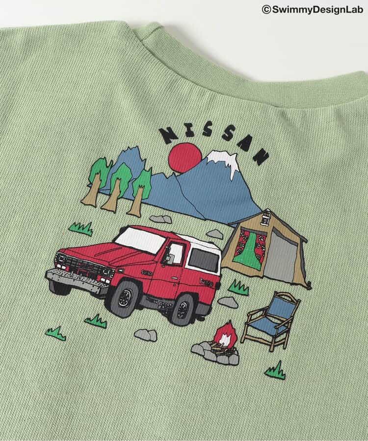 Japanese children's clothing BREEZE car print top 80-140cm boys' summer TOPS