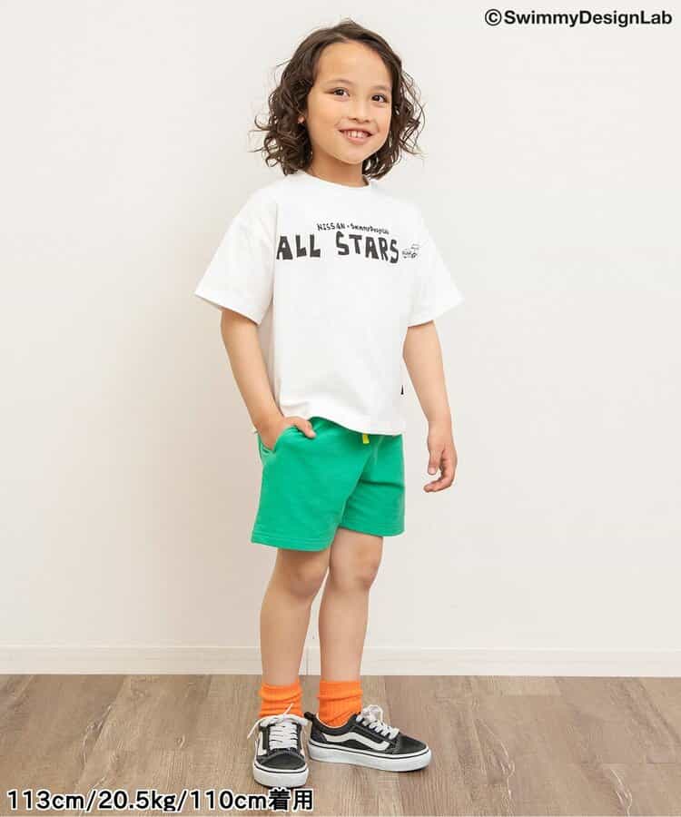 Japanese children's clothing BREEZE car print top 80-140cm boys' summer TOPS