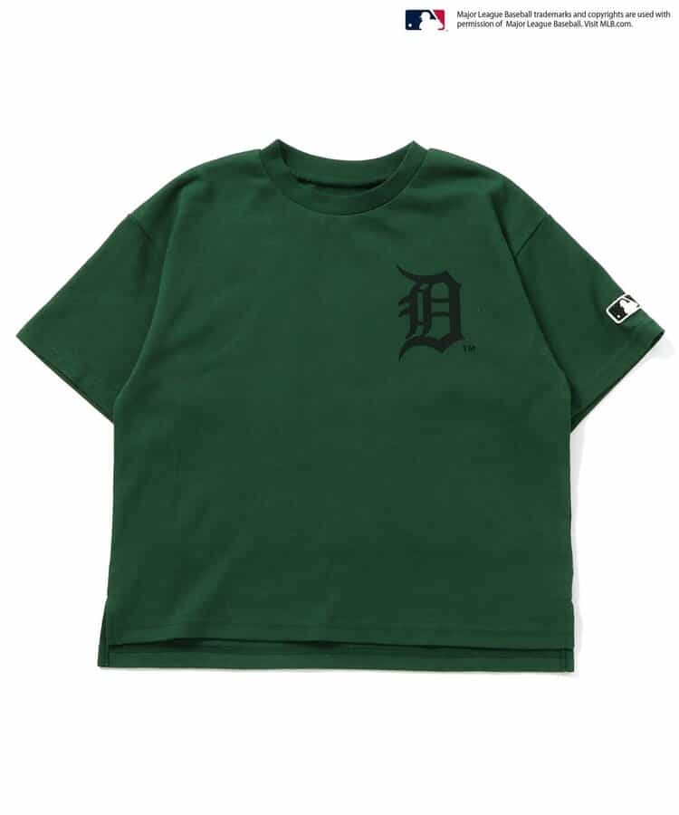 Japanese children's clothing BREEZE x MLB printed top 80-140cm boys' summer TOPS