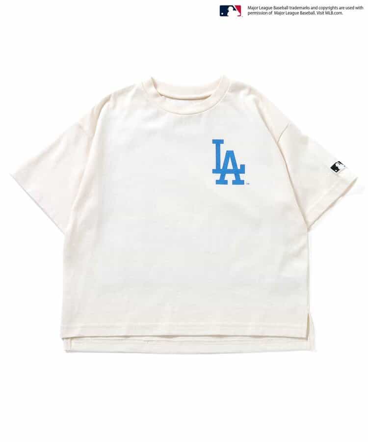 Japanese children's clothing BREEZE x MLB printed top 80-140cm boys' summer TOPS