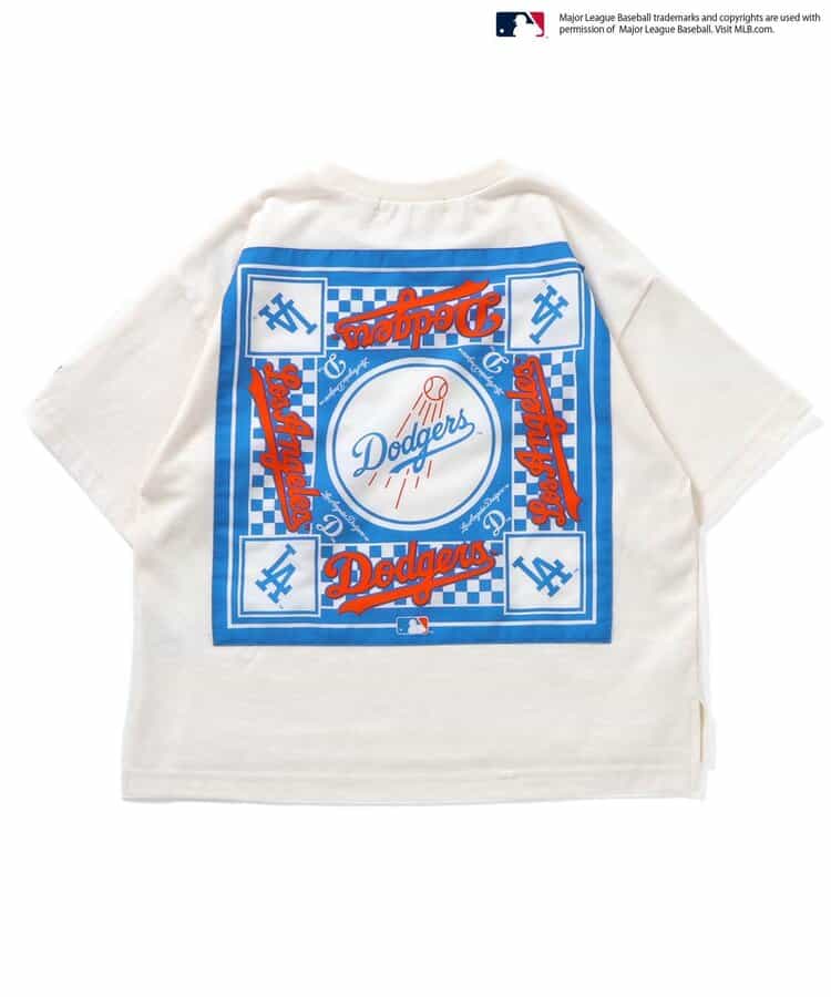 Japanese children's clothing BREEZE x MLB printed top 80-140cm boys' summer TOPS