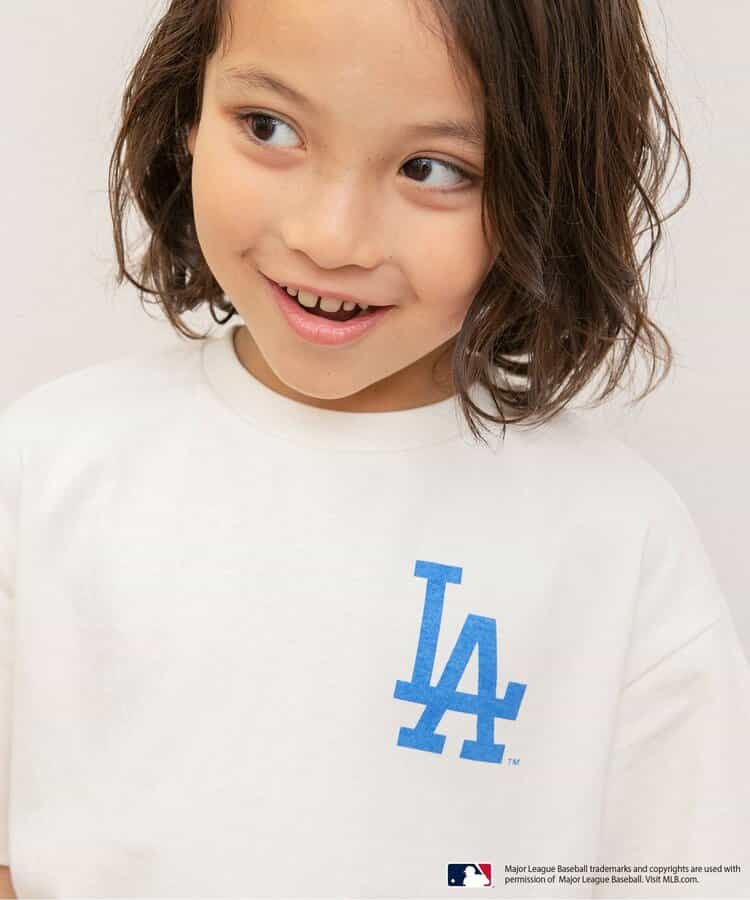 Japanese children's clothing BREEZE x MLB printed top 80-140cm boys' summer TOPS