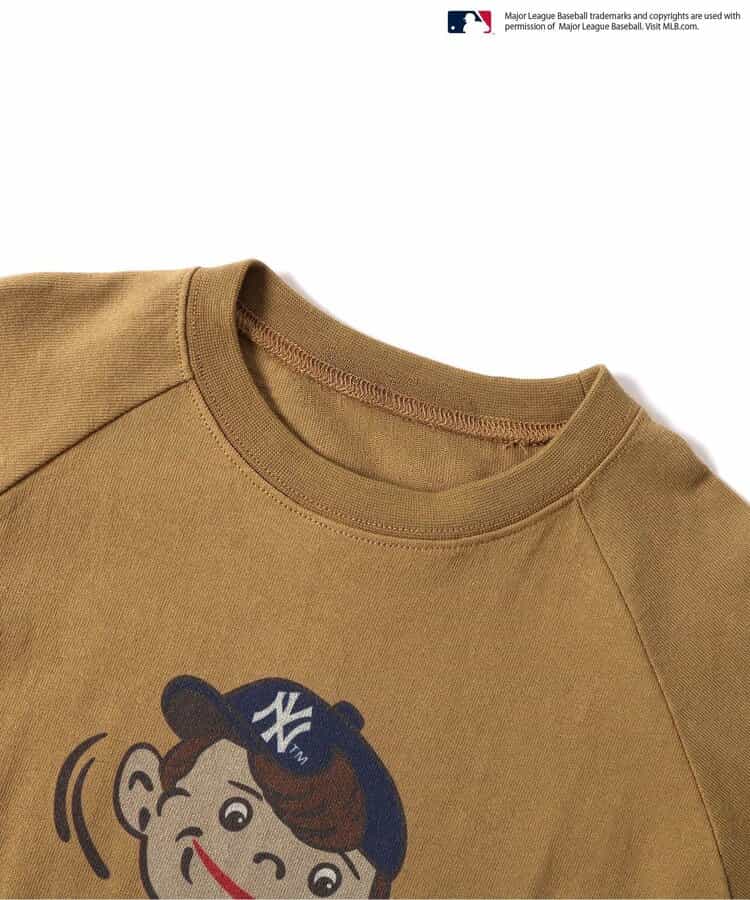 Japanese children's clothing BREEZE x MLB printed top 80-140cm boys' summer TOPS