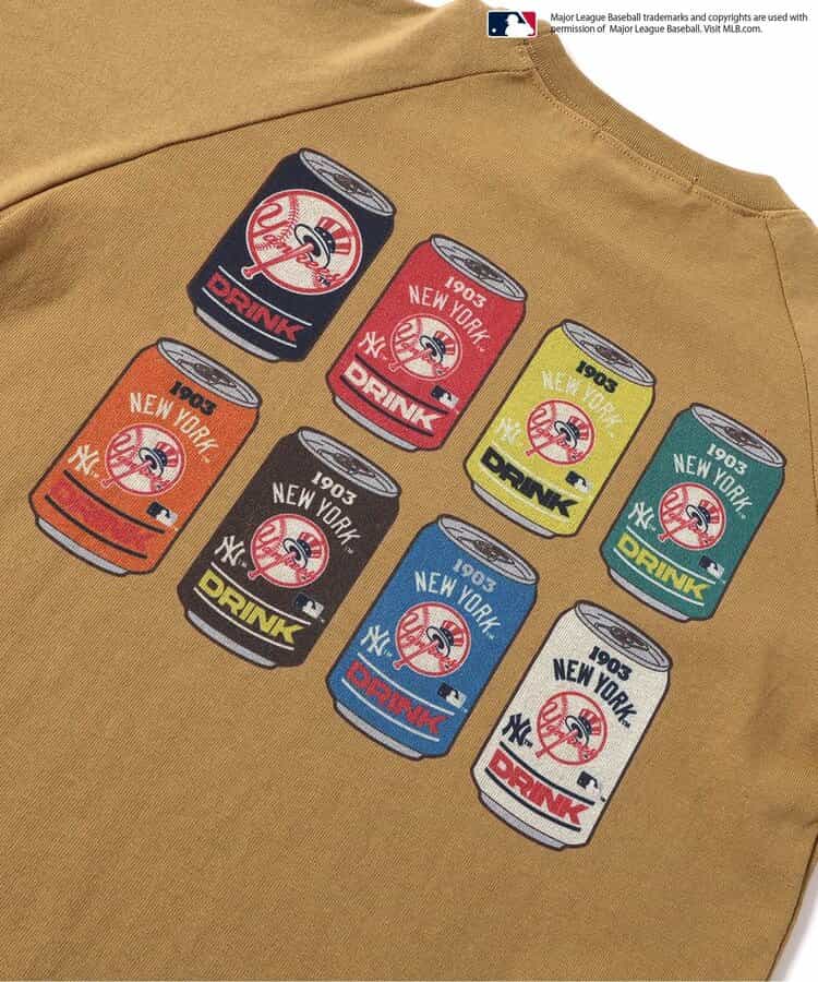 Japanese children's clothing BREEZE x MLB printed top 80-140cm boys' summer TOPS