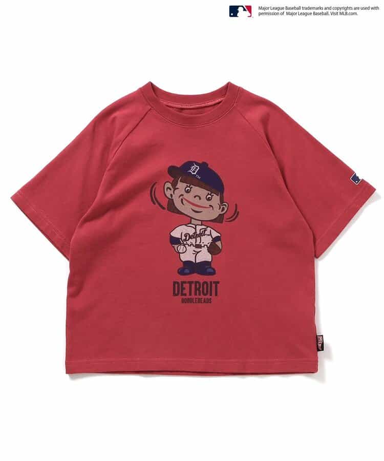 Japanese children's clothing BREEZE x MLB printed top 80-140cm boys' summer TOPS
