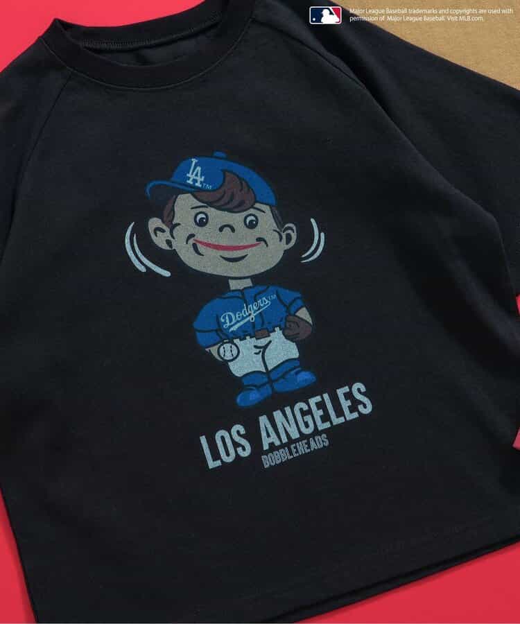 Japanese children's clothing BREEZE x MLB printed top 80-140cm boys' summer TOPS