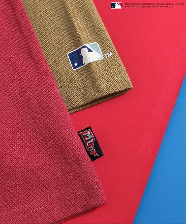 Japanese children's clothing BREEZE x MLB printed top 80-140cm boys' summer TOPS