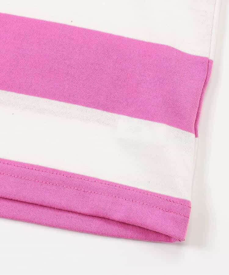 Japanese children's clothing BREEZE neon striped top 80-150cm boys/girls summer TOPS