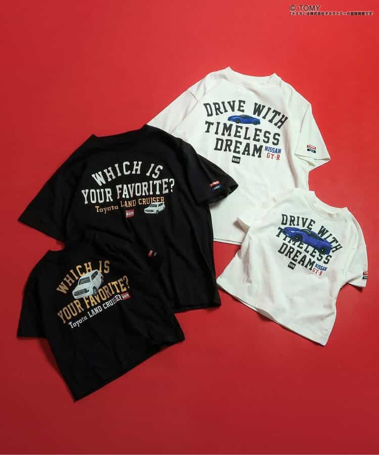 BREEZE x TOMICA Printed Tops (80-130cm) for Boys (Summer)