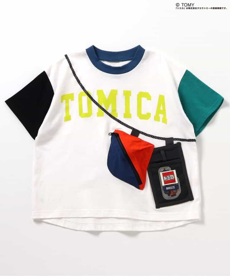 BREEZE x TOMICA Printed Tops (80-130cm) for Boys (Summer)