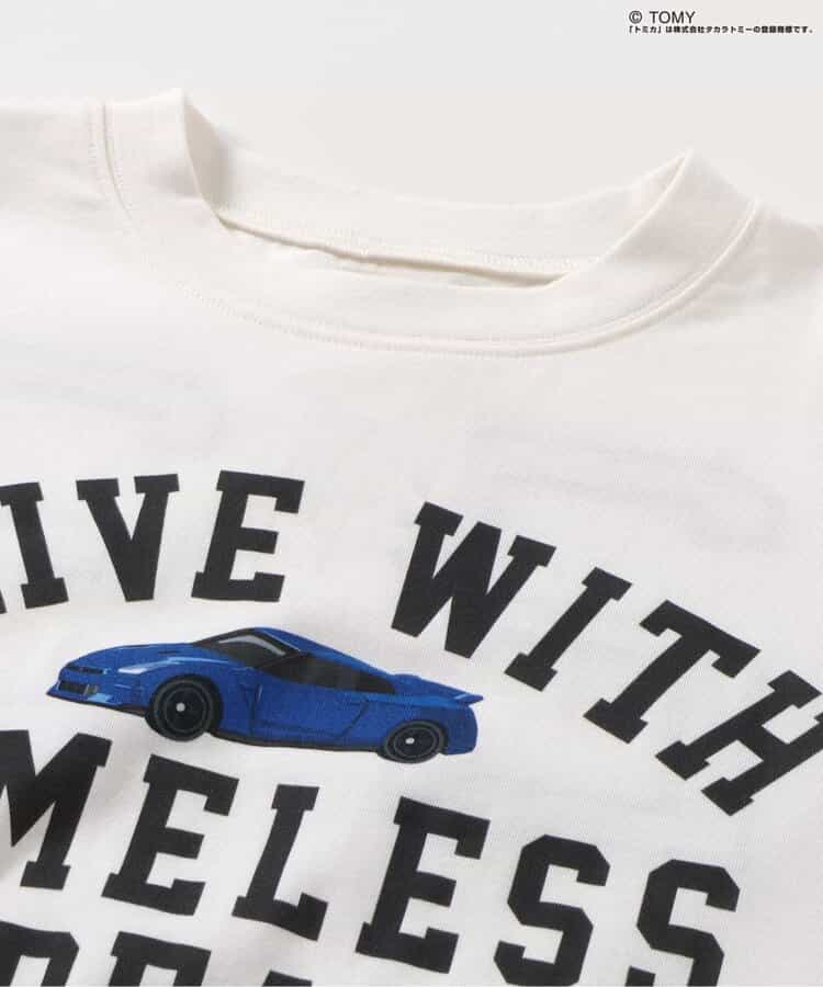 Japanese children's clothing BREEZE x TOMICA printed top ML adult summer TOPS