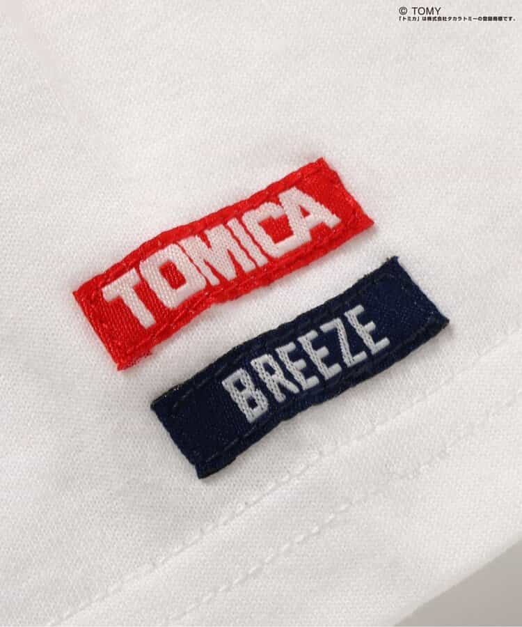 Japanese children's clothing BREEZE x TOMICA printed top ML adult summer TOPS