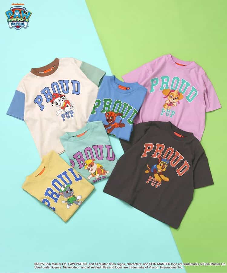 BREEZE x PAW PATROL Short-Sleeved Tops (80-130cm) for Boys and Girls (Summer)