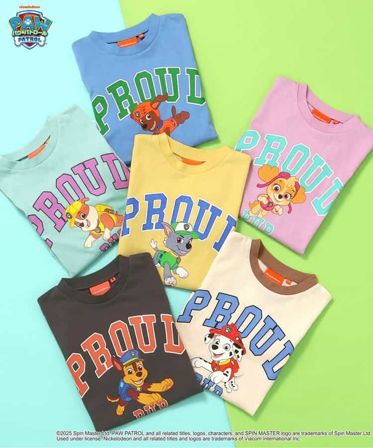 BREEZE x PAW PATROL Short-Sleeved Tops (80-130cm) for Boys and Girls (Summer)