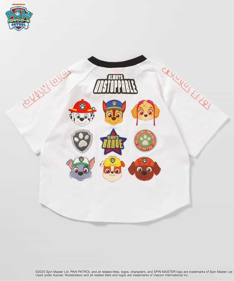 BREEZE x PAW PATROL Short-Sleeved Tops (80-130cm) for Boys and Girls (Summer)