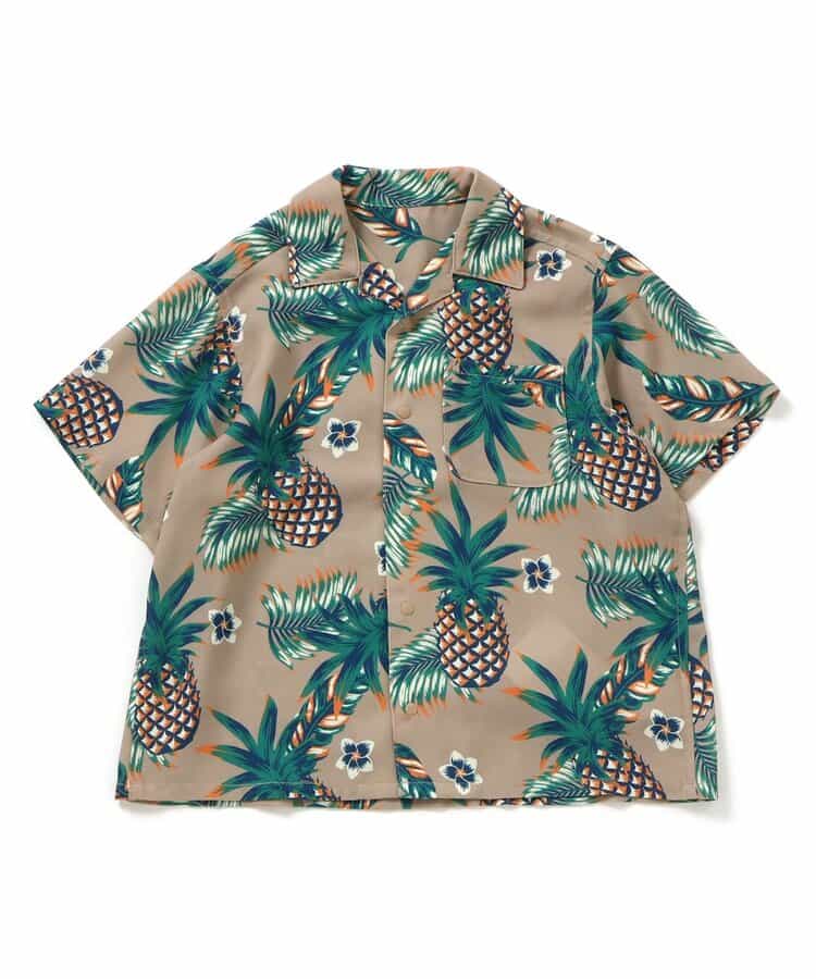 Japanese children's clothing BREEZE quick-drying vacation style shirt 80-140cm boys/girls summer TOPS