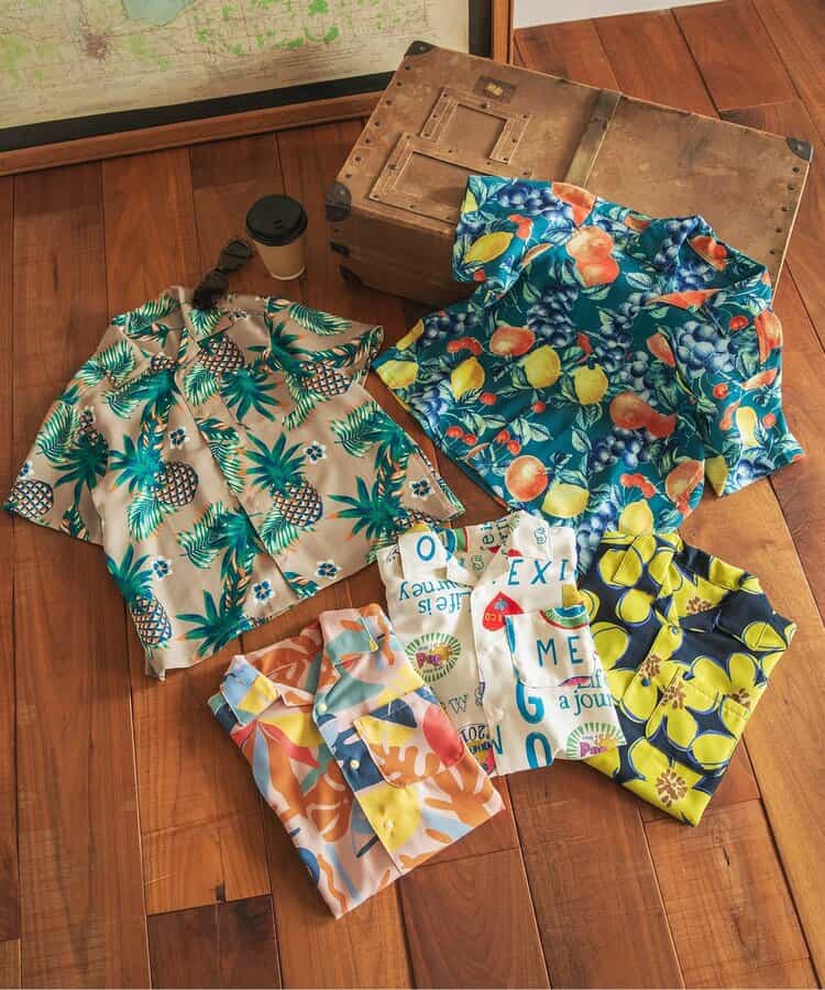 Japanese children's clothing BREEZE quick-drying vacation style shirt 80-140cm boys/girls summer TOPS