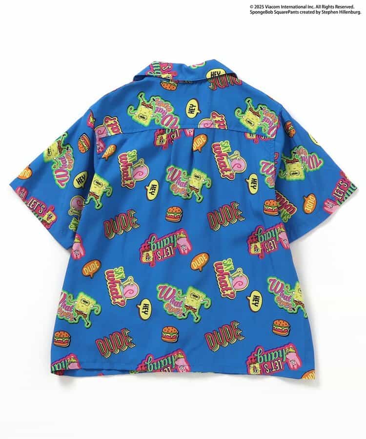 BREEZE x SpongeBob SquarePants Hawaiian Shirt 80-140cm Boys Summer TOPS