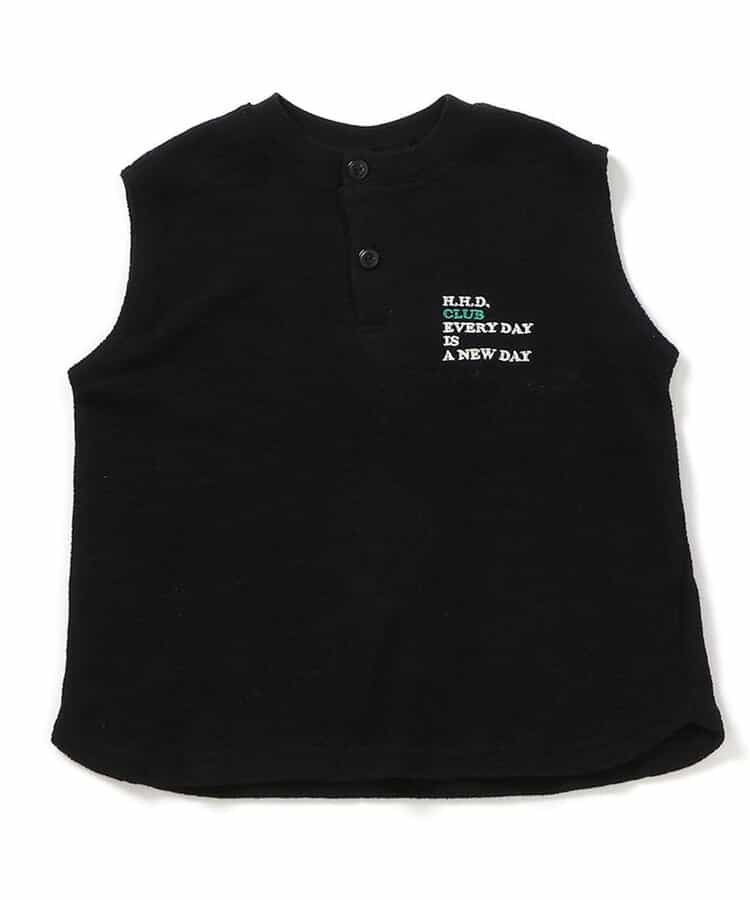 Japanese children's clothing BREEZE embroidered letter vest 80-140cm boys' summer TOPS