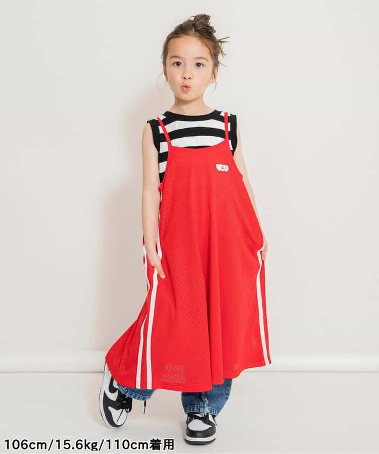 Japanese children's clothing BREEZE lace striped vest 80-140cm girls' newborn baby summer TOPS