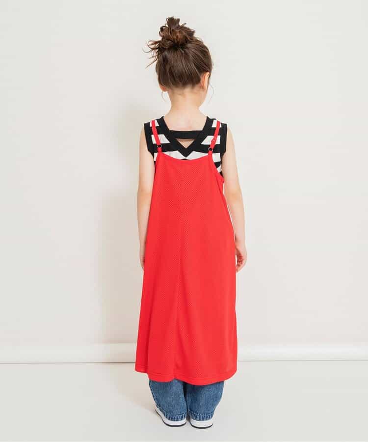Japanese children's clothing BREEZE lace striped vest 80-140cm girls' newborn baby summer TOPS