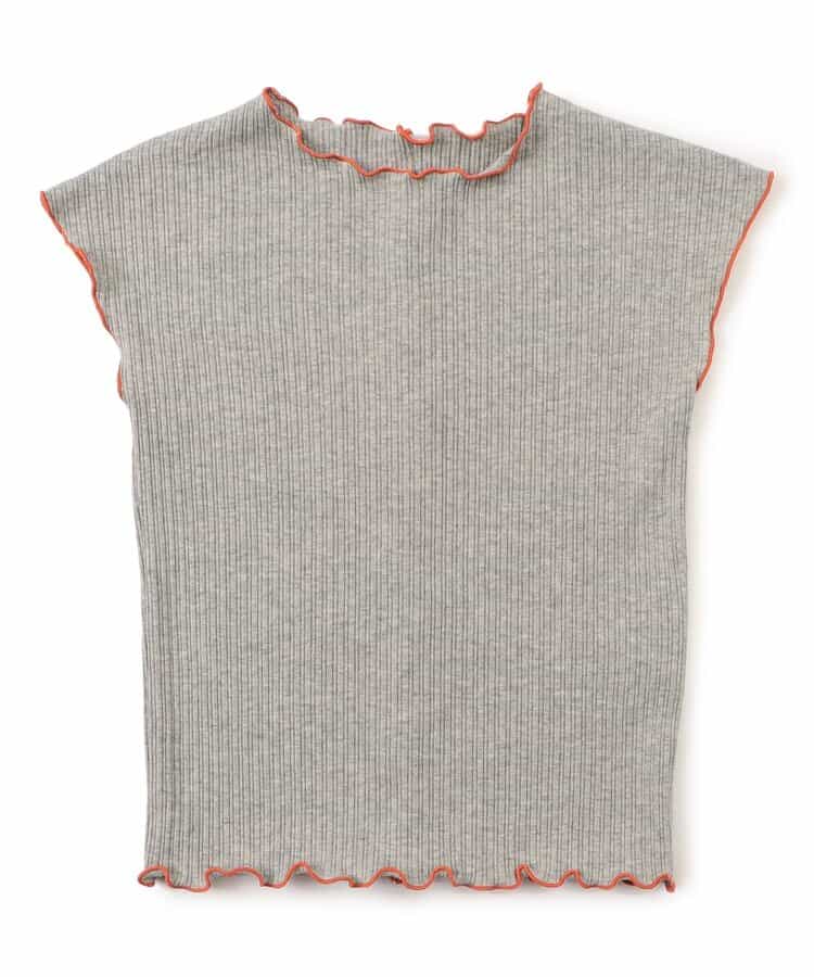 Japanese children's clothing BREEZE soft ribbed vest 80-140cm girls summer TOPS