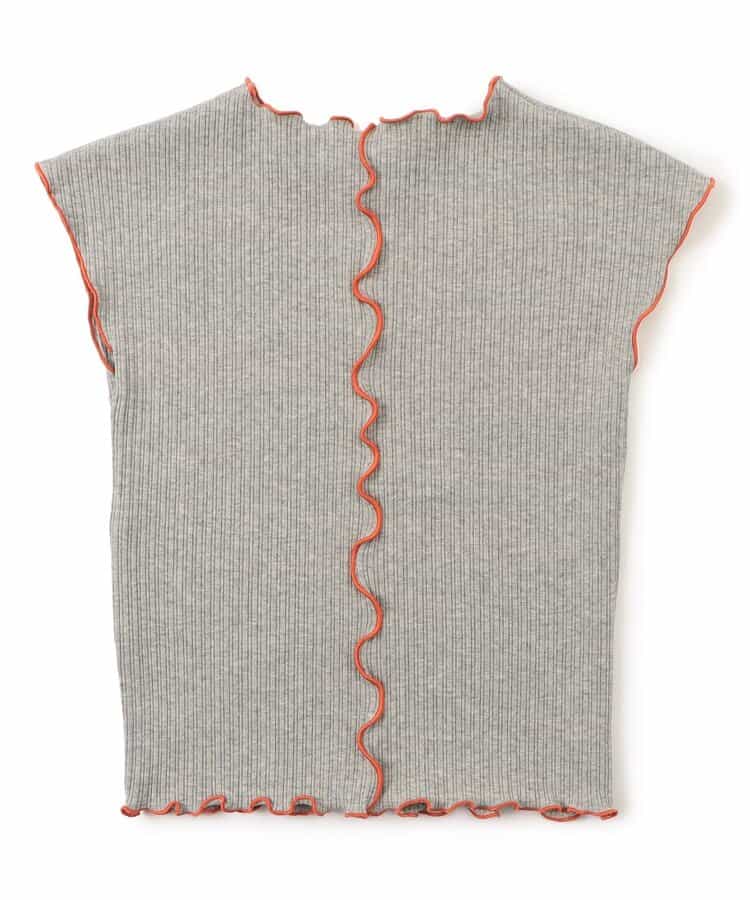 Japanese children's clothing BREEZE soft ribbed vest 80-140cm girls summer TOPS