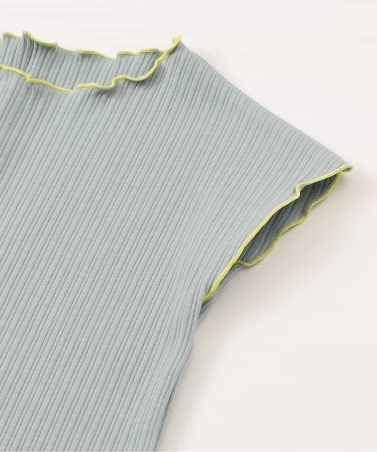 Japanese children's clothing BREEZE soft ribbed vest 80-140cm girls summer TOPS