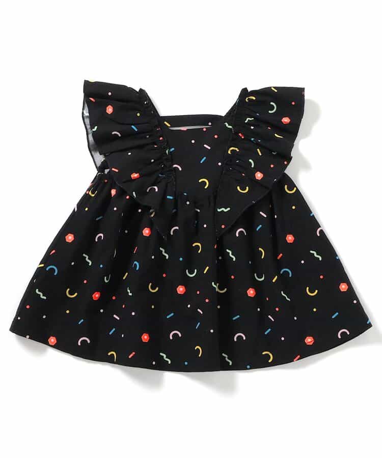Japanese children's clothing BREEZE small flying sleeve top 80-140cm girls summer TOPS