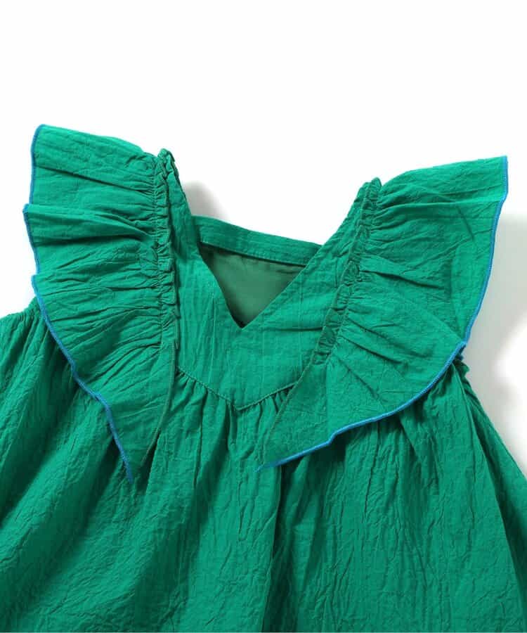 Japanese children's clothing BREEZE small flying sleeve top 80-140cm girls summer TOPS
