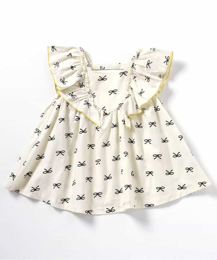 Japanese children's clothing BREEZE small flying sleeve top 80-140cm girls summer TOPS