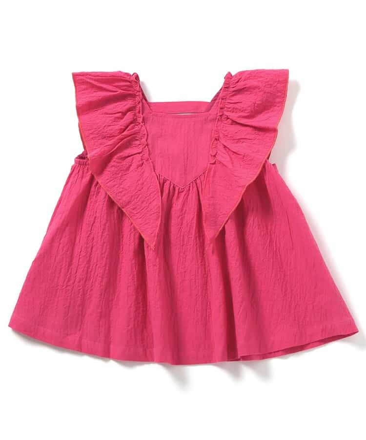 Japanese children's clothing BREEZE small flying sleeve top 80-140cm girls summer TOPS