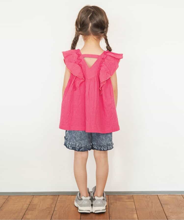 Japanese children's clothing BREEZE small flying sleeve top 80-140cm girls summer TOPS