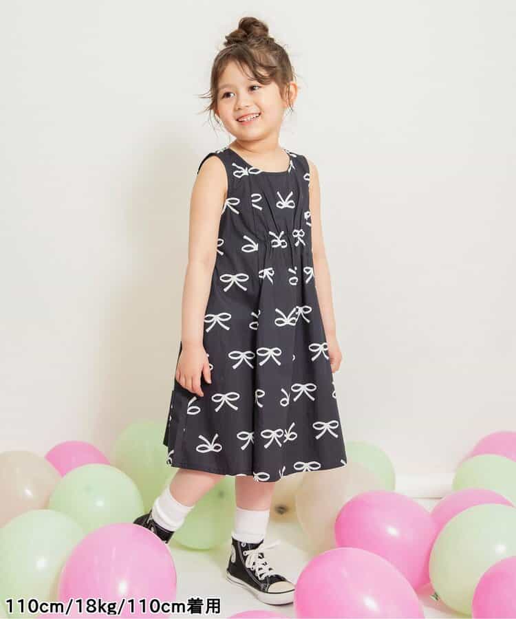 Japanese children's clothing BREEZE flared dress 80-140cm girls summer TOPS