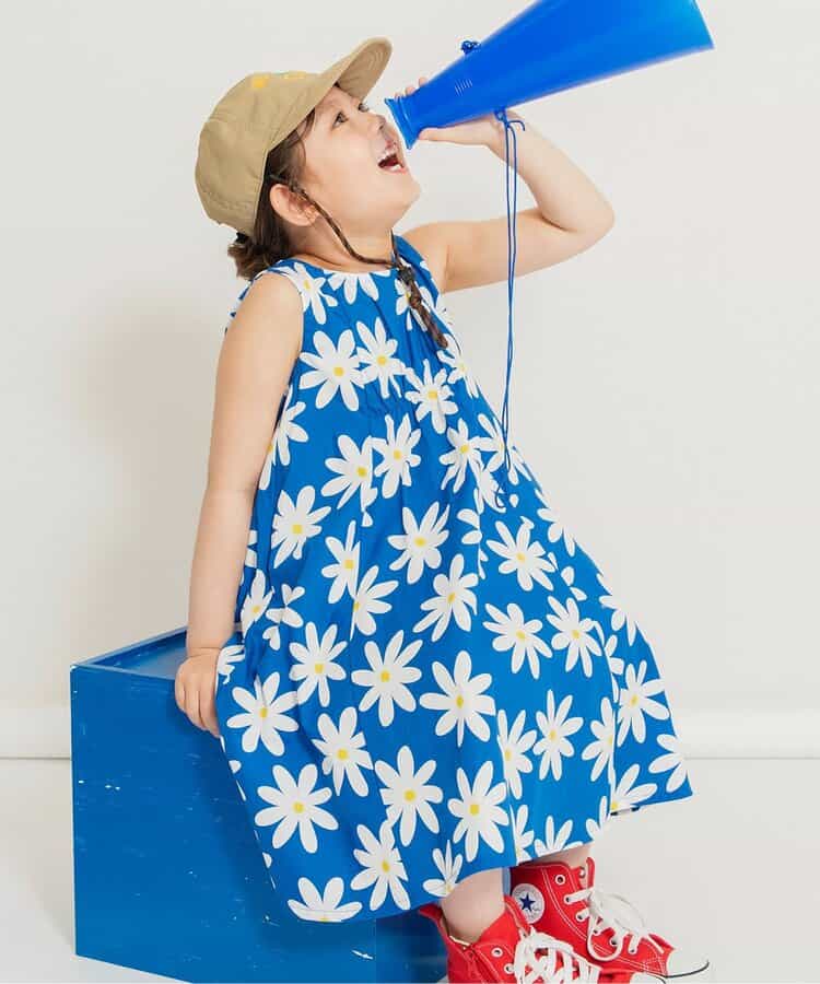 Japanese children's clothing BREEZE flared dress 80-140cm girls summer TOPS