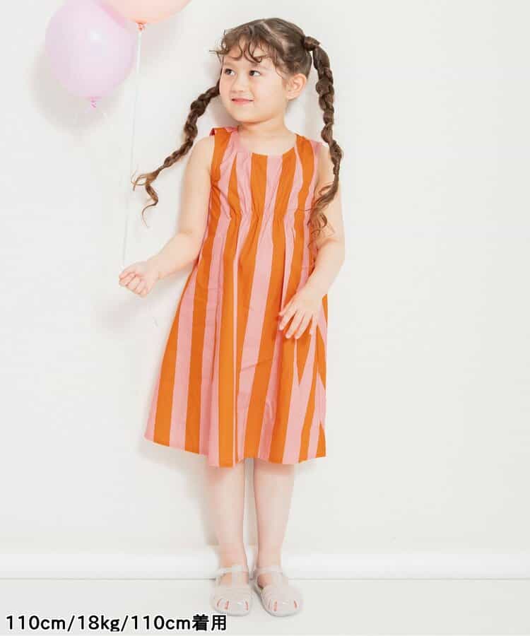 Japanese children's clothing BREEZE flared dress 80-140cm girls summer TOPS