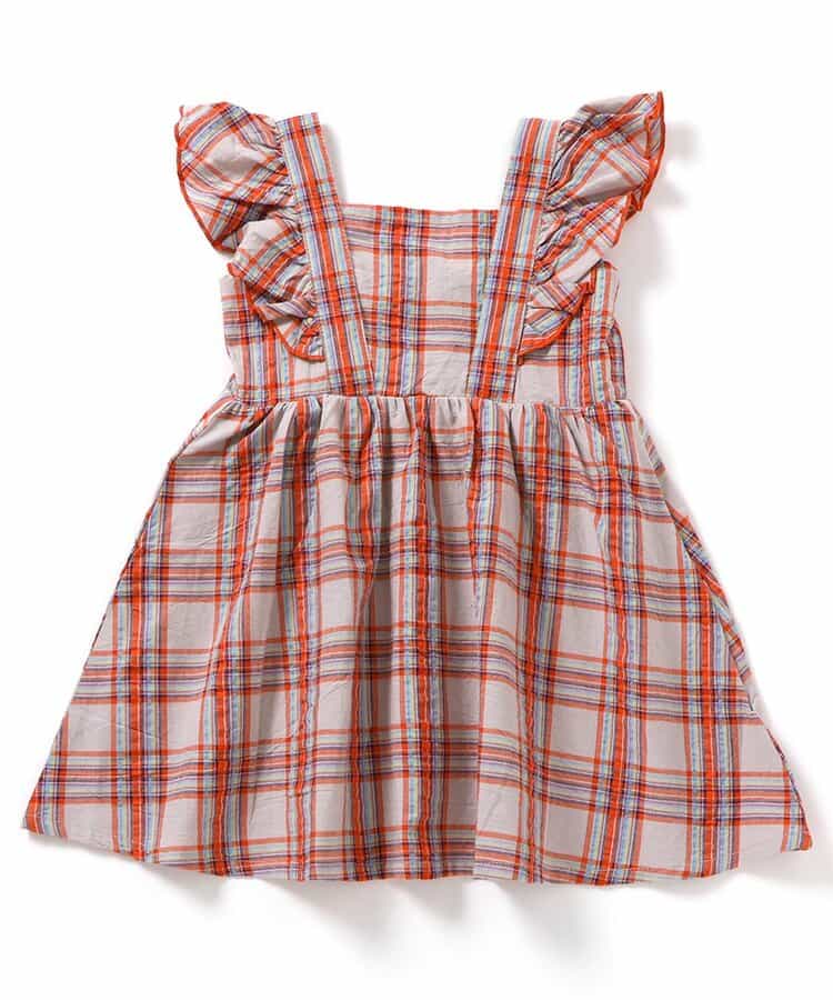 Japanese children's clothing BREEZE small flying sleeve dress 80-140cm girls summer dresses